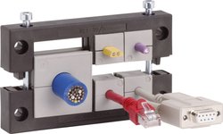 Ramka na przepusty kablowe KEL Icotek, KEL 16/4, 42164, (D x S x W) 120 x 58 x 17 mm, czarny, 1 szt.