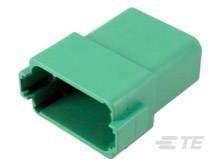 Obudowa złącza pin męskiego na kabel TE Connectivity DT04-12PC-C015, wire-to-wire, piny: 12, 1 szt.