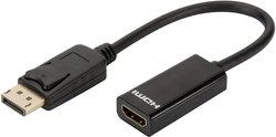 Przejściówka, adapter DisplayPort, HDMI Digitus AK-340400-001-S, [1x złącze męskie DisplayPort - 1x złącze żeńskie HDMI]