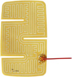 Mata grzewcza lusterka ciężarówki Thermo TECH 2125366, 60 °C, 20 W, IPX4, (D x S) 235 mm x 144.5 mm