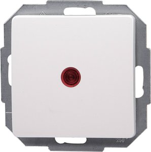 Przełącznik z kontrolką Płytka przycisku Kopp Paris 651693084, biały
