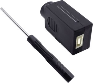 Zestaw gniazd modułowych typu B USB 2.0 Quadrios 2001C203, 1 szt.