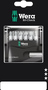 Bity Wera Bit-Check 12 Wood 2 SB 05136391001 1 szt. 1/4'' (6.3 mm)