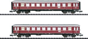 Wagon osobowy MiniTrix T15406 Zestaw 2 wagonów osobowych ''Czerwone Bamberki'' część 2 DB Part Część 2