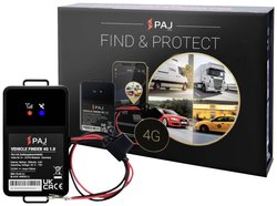 Vehicle Finder 4G 1.0 - lokalizator GPS, lokalizator pojazdu, dziennik pokładowy, bezpośrednie połączenie z akumulatorem pojazdu (9-75 V) System namierzania GPS PAJ GPS VEHICLE FINDER 4G 1.0, czarny