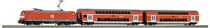 Pociąg osobowy Piko H0 59102 H0 PSCwlan S-Set BR 146 z 2 Dosto firmy DB AG