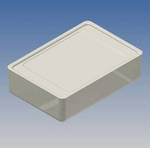TEKO Electrolytic tin-plated steel enclosures, SCREW. 64 x 44 x 18 mm Electrolyic tin-plated. Obudowa uniwersalna TEKO 456.15, (D x S x W) 63.5 x 44 x 17.5 mm, stal, 1 szt.