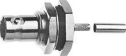 Złącze BNC Telegärtner J01001C0045 J01001C0045 złącze żeńskie do wbudowania 50 Ω 1 szt.