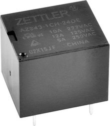 Przekaźnik drukowany Zettler Electronics AZ943-1CH-12D, monostabilny, 1 cewka, 30 V/DC, 15, 1 szt.
