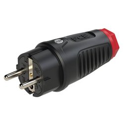 Wtyczka Bezpieczeństwa Serii Taurus2 - Pełna Guma Wtyczka z uziemieniem PCE 0522-sr, IP54