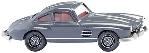 Model samochodu Wiking 0230 02 H0 Mercedes Benz 300 SL Coupé, stalowoszary