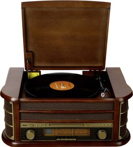 Centrum muzyki retro Denver MCR-50 Gramofon Denver MCR-50 drewno