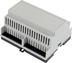 Obudowa na szynę DIN Hammond Electronics 1597DIN6GY 1 szt.