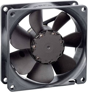 Wentylator osiowy EBM Papst 8412N/2GME, 12 V/DC, 55 m³/h, (D x S x W) 80 x 80 x 25.4 mm