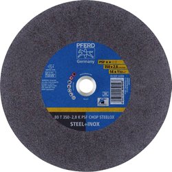 Tarcza tnąca prosta PFERD 80 T 350-2,8 K PSF CHOP STEELOX/25,4 66323575 350 mm 10 szt.