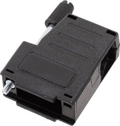 Obudowa złącza D-SUB encitech DSSK-P-09-L-K 6260-0107-01, 180 °, 45 °, 1 szt.