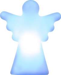 Dekoracyjne oświetlenie bożonarodzeniowe - Aniołek Polarlite LBA-51-014, N/A, (S x W) 7.5 cm x 9.5 cm