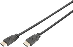 Kabel HDMI Digitus DK-330123-020-S DK-330123-020-S, kanał powrotny audio, ekranowany, kompatybilny z HDMI, HDMI High Speed, HDMI High Speed z Ethernet, standard HDMI, HDMI 4K, HDMI 4K z Internetem, 2.00 m