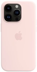 Apple Silicon Case MagSafe Case Apple iPhone 14 Pro różowy Ładowarka indukcyjna, Odporny na wstrząsy
