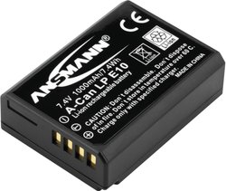 Akumulator do aparatu  Ansmann Akumulator zamienny LP-E10 Napięcie: 7.4 V Pojemność: 1000 mAh