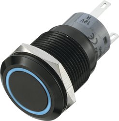 Przycisk wandaloodporny chwilowy TRU COMPONENTS LAS1-AGQ-11E/B, 1 x wył/(wł), IP67, 1 szt.