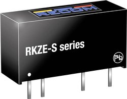 Przetwornica DC/DC, do PCB RECOM RKZE-0505S RKZE-0505S, SIP-7, 2 W, 400 mA, 1 szt.