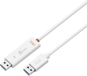 Kabel KVM j5create JUC500, [1x złącze męskie USB-A 3.2 (USB 3.0) - 1x złącze męskie USB-A 3.2 (USB 3.0)], 1.50 m