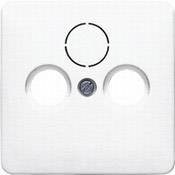 Nietłukąca obudowa Jung 561SAT i gniazda TV SAT kremowo biała Osłona Jung 561SAT kremowo-biały