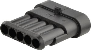 Obudowa gniazda z osłoną TE Connectivity AMP Superseal 282107-1, 14 A, 24 V, 5-pin