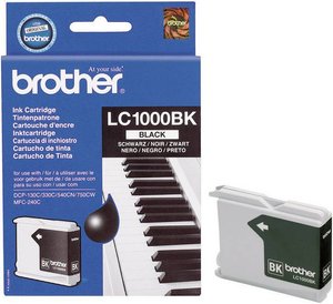 Tusz Brother LC-1000BK, oryginalny, czarny