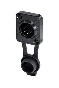 Złącze męskie XLR Rean AV RRX5M-Z-001-1 RRX5M-Z-001-1, mosiądz, złącze męskie do wbudowania, 1 szt.