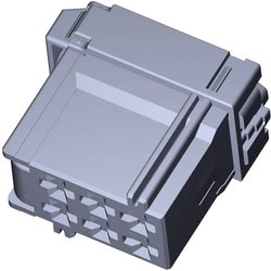 Obudowa złącza pin żeńskiego na kabel TE Connectivity MCP 8-968970-2, automotive, piny: 6, 24 A, 1 szt.