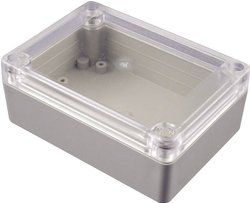 Obudowa uniwersalna Hammond Electronics, ABS, szary błyszczący, (D x S x W) 186 x 146 x 75 mm, 1 szt.