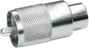 Złącze UHF Telegärtner J01040B0602 J01040B0602 złącze męskie proste 50 Ω 1 szt.