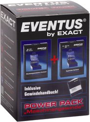 Zestaw POWER PACK do gwintowania maszynowego, 14-częściowy, wraz z podręcznikiem gwintowania Zestaw Exact Power Pack, gwintowniki maszynowe, nakrój B i pogłębiacze stożkowe,13 szt.