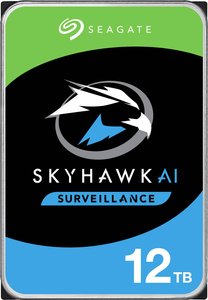Seagate SkyHawk™ AI 12 TB  Dysk twardy wewnętrzny, 3,5'' (8,9 cm) SATA 6 Gb/s ST12000VE001