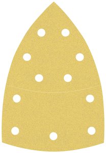 Papier ścierny EXPERT C470 z 11 otworami do szlifierek uniwersalnych, 102 x 62 mm, 93 mm, G 120, 10 sztuk. Papier ścierny do szlifierki Bosch Accessories EXPERT C470 2608900888 102 mm 10 szt.