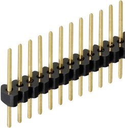 Listwa pinowa Fischer Elektronik SLV W 1 055/ 36/Z, RM 1,27 mm, 1 x 36 pin, 1,5 A