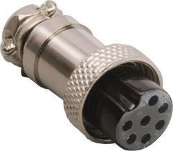 Złącze męskie DIN miniaturowe  TRU COMPONENTS 1578848, miedź, złącze, proste, 1 szt.