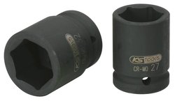 Nasadka udarowa sześciokątna 3/4",, krótka, 1,1/16',', Nasadka udarowa KS Tools 515.1390 1 szt.