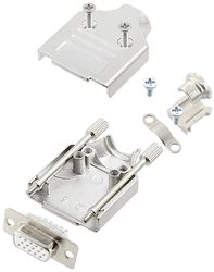Zestaw listew żeńskich D-Sub encitech MHDM-09-HDS15-W-K 6355-8059-11, rzędy: 3, styki: 15, 180 °, 1 szt.