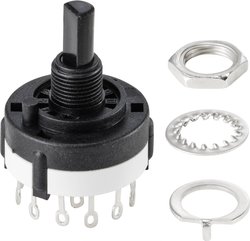 Przełącznik obrotowy TRU COMPONENTS TC-9415600, 250 V, 150 mA, 12 x 30 °, 1 szt.