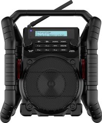 Radio na budowę PerfectPro UBOX500R DAB+, UKW funkcja ładowania akumulatora, wstrząsoodporny czarny