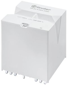 Przekaźnik z 2 stykami NO i 1 stykiem NC do zastosowania w falownikach lub stacjach ładujących, maks. prąd ciągły 100 A, napięcie cewki 12 V DC  Przekaźnik o wysokiej wydajności Finder 68.23.9.012.4300 68.23.9.012.4300, 690 V/AC, 100 A, 1 szt.