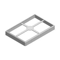 50,1 x 33,9 x 5,3 mm Dwuczęściowa bezszwowa osłona RF/osłona EMI RAMKA (CRS) Ekranowa rama osłonowa Masach TECH EMI/RFI-Abschirmung MS501-10F, 1 szt.