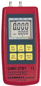 Manometr Greisinger GMH 3181-13 601441, -0.1 - 2 bar, Od -25 do +50°C, od 0 do +95% wilg. wzgl. (bez kondensacji), IP65