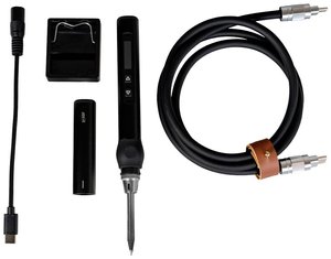 JT-SI01, lutownica o wysokiej wydajności, USB-C PD, 65 W, 80 - 240 C, 9 do 20 V Lutownica kolbowa wysokiej mocy Joy-it JT-SI01  65 W 80 - 420 °C