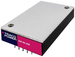 Przetwornica DC/DC, do PCB TracoPower TEP 60-7211UIR TEP 60-7211UIR, 60 W, 12 A, 1 szt.