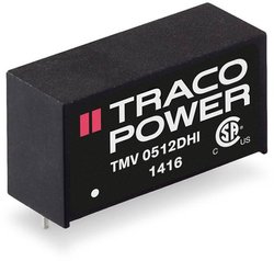 Przetwornica DC/DC, do PCB TracoPower TMV 1215SHI TMV 1215SHI, 1 W, 15 V/DC, 66 mA, 1 szt.