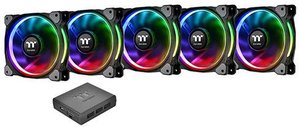 Wentylator do obudowy PC Thermaltake RIING PLUS 14 LED RGB (S x W x G) 140 x 140 x 25 mm